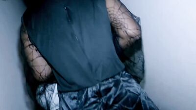 Halloween video with the superb young Colombian black girl Paris