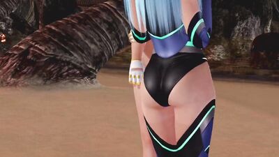 Dead or Alive Xtreme Venus Vacation Hitomi & Leifang Dolphin Wave Collab Costume Nude Mod Fanservice