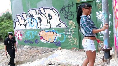 Incredible teen babe shows off her skills for the camera