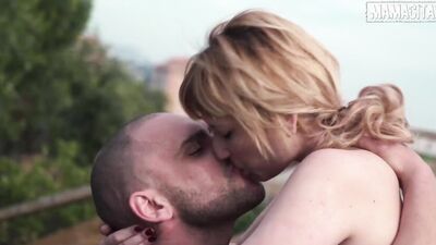 Spanish Babe Lucia Fernandez Rides Cock Outdoors On A Park Bench - MAMACITAZ
