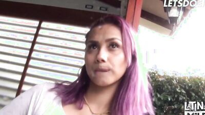 Pink Haired Babe Veronica Leal Gets Facialized After Hardcore Drilling Full Scene