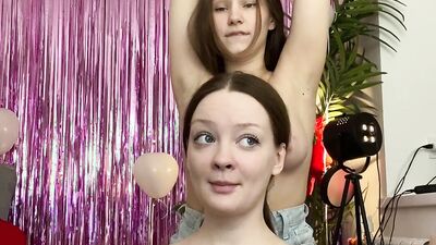 Stunning college girl asked her friend to fuck her well with a strapon!