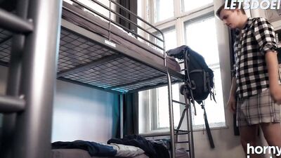 Sexy Babe Jenny Wild Has Sex With Her Roommate - HORNY HOSTEL