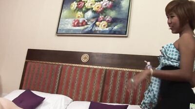 Dark haired masseuse eases her client into some steaming hot sex