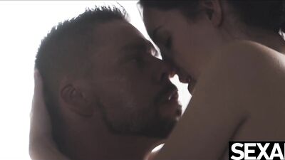 Watch this horny beauty get fucked to a wild creampie climax