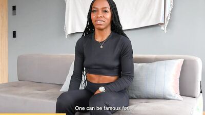 Latina Casting - Skinny Black Swapping Holes Between Pussy And Ass