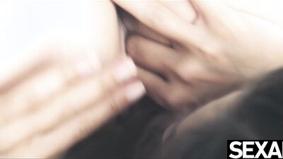 Tender lesbian loving leads to multiple explosive orgasms