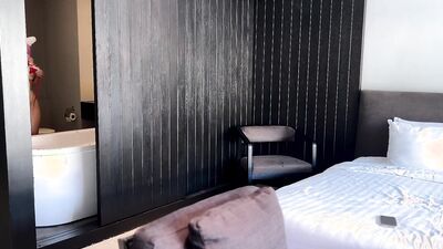 Young Stranger in Hotel Paid for Water with Her Narrow Cunt and Got Hard Mouth Fucking