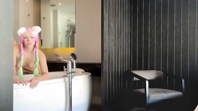 Young Stranger in Hotel Paid for Water with Her Narrow Cunt and Got Hard Mouth Fucking