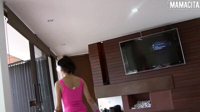 Young Cleaning Lady Sofia Candela Oiled Up And Banged By Her Boss - MAMACITAZ