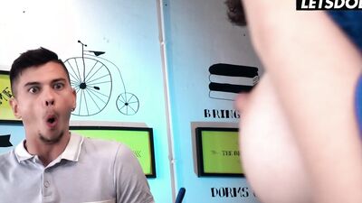 Cheating Slut Arteya Has An Affair With Big Dick Receptionist - HORNY HOSTEL