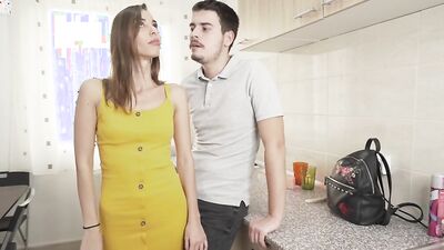 Stunning Spanish Amateur Deep Dicked In Kitchen - Lustery