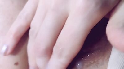 Creamy masturbation