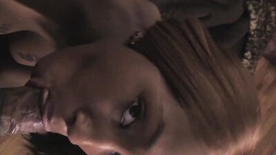 After having a wet dream the skinny ebony sucked and fucked a hard BBC
