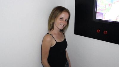 Alyssa Hart First Black Fuckin' Cock Sucking Dick in Disgusto Glory Hole Tiny Tits, NO SUCK BALLZ!