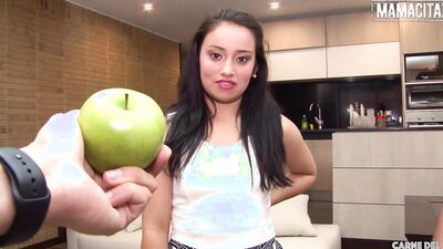 Brunette Latina Milena Alvarez Has Her Meaty Pussy Banged - CARNE DEL MERCADO