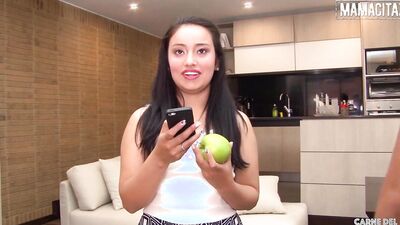 Brunette Latina Milena Alvarez Has Her Meaty Pussy Banged - CARNE DEL MERCADO