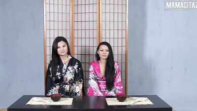 Asians Miyuki Son & Lady Mae Go For Pussy Licking, Fingering & Stuffing - A GIRL KNOWS