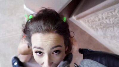 TEENFIDELITY Skinny Brunette Carmen Rae Is A Slut For Cock