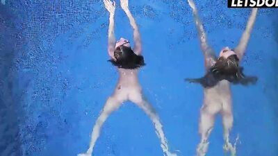 Isizzu & Katrin Tequila Have Lesbian Fun Outside - A GIRL KNOWS