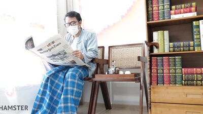 Poor Street Food Girl cheating with Old Headmaster