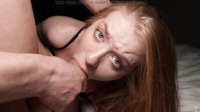 Hardcore pounding of my redhead lover ends with a creampie in her pussy
