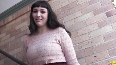 A girl with a tattoo and big tits loves it when she pleases her girlfriend