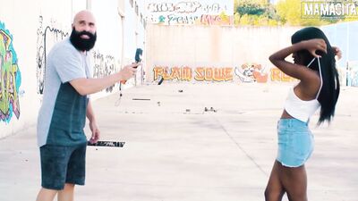 Ebony Slut Boni Brown Banged By Spanish Cock Then Facialized - MAMACITAZ