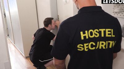 Katerina Rina Caught Masturbating Then Fucked Hard By Security - HORNY HOSTEL