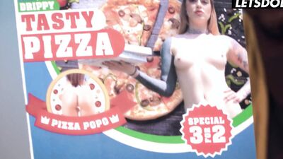 Romanian Pizza Girl Julia De Lucia Rough Fuck By BBC Stud In Steamy Interracial Fuck - HORNY HOSTEL