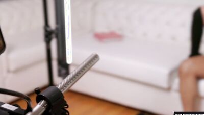 All-natural Slim Babe Maya Woulfe BTS