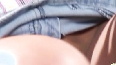 A short conversation with this brunette and her fucker lead to some major anal fucking