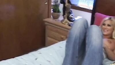 Huge tits, blonde hair, and a hungry asshole make this girl the perfect anal slut