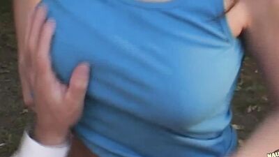Tyla Wynn catches mature Dirty Harry and gives him head and her two other holes