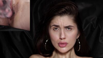 Tight pussy gets lots of orgasms playing 1 on 1 with the camera