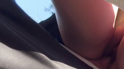 Fucking in the woods with a stranger, i let him fill me up