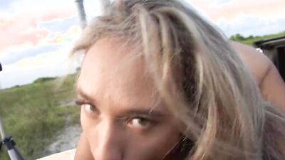 Fitness Model Brianna Moon has Public Outdoor Sex