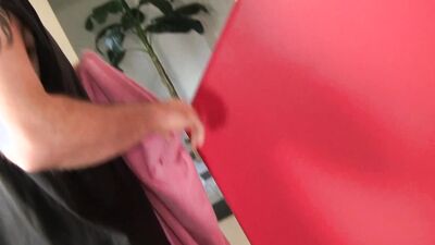 Strong guy spreads Anikka Albrites perfect curvy ass and fucks her pussy