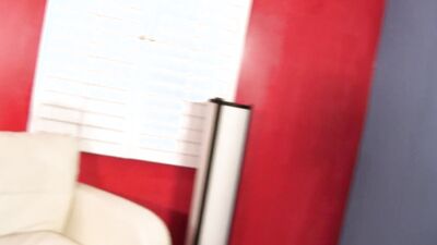 Shay Fox gets her new slutty intern Aimee Black into a wild threesome at work