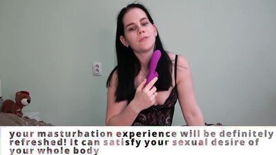Anna shoot unboxing and tests a vibrator from Funzze