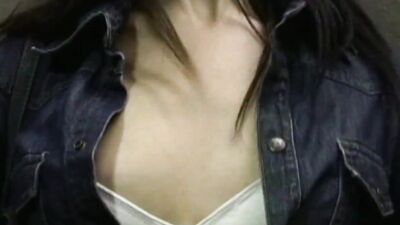 After picking up the brunette from the mall the dude makes her tight pussy quiver
