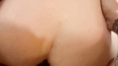 German blonde with big tits gets fucked by two big stranger cocks - (scene 01)
