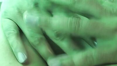 After the solarium tanning session Sabina Black is ready for her hardcore interracial anal threesome
