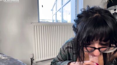 Girl next door Aaliyah Yasin gets a big facial