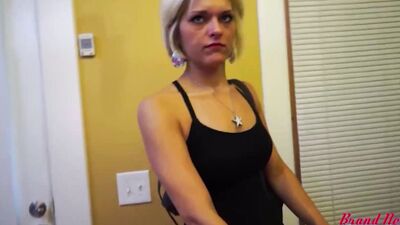 Round Tits Babe Raelyn Is Pleasing A Huge 1 With Her Holes!