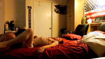 Eating pussy and ass before a great pegging