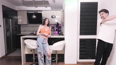 Strip darts as never been so hot with him getting a wet blowjob
