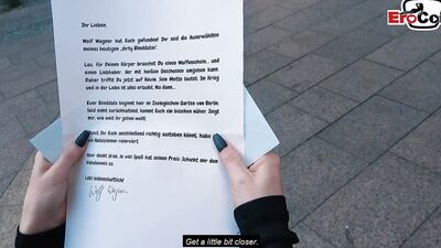 German student picked up on the street for sex