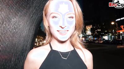 Tourist in Germany has a real sex date with a German porn star