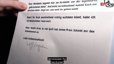 Tourist in Germany has a real sex date with a German porn star